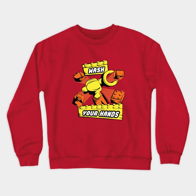 Washing hands Crewneck Sweatshirt by BignellArt